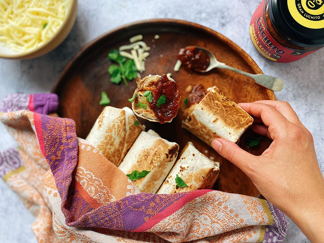 How To Make Burritos - Refried Bean Burrito, recipes with refried beans