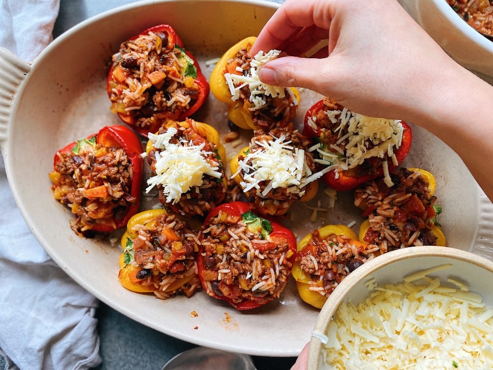 Chilli Stuffed Peppers