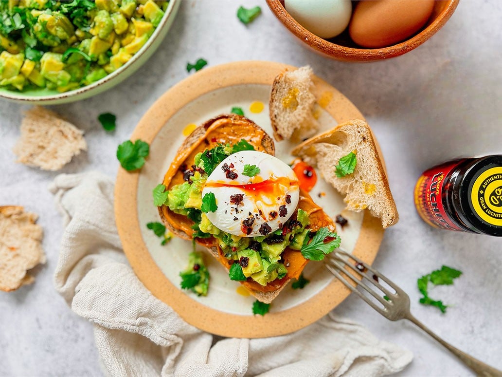 Avocado Toast With Poached Egg