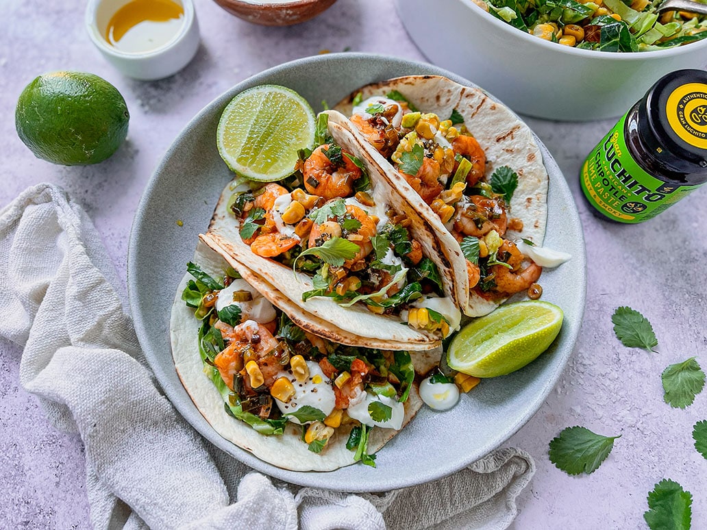 Chipotle Prawn Tacos