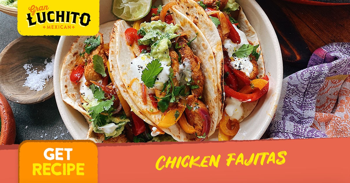 chicken fajitas