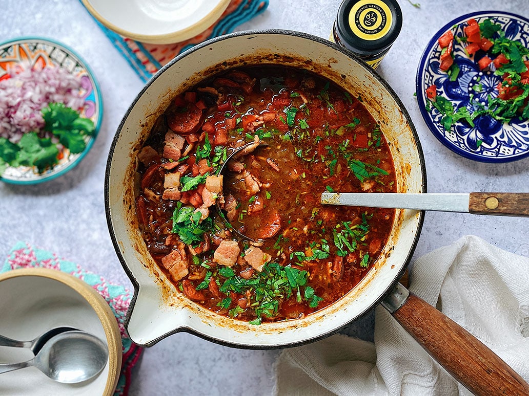 What To Serve With Tacos? Cowboy beans