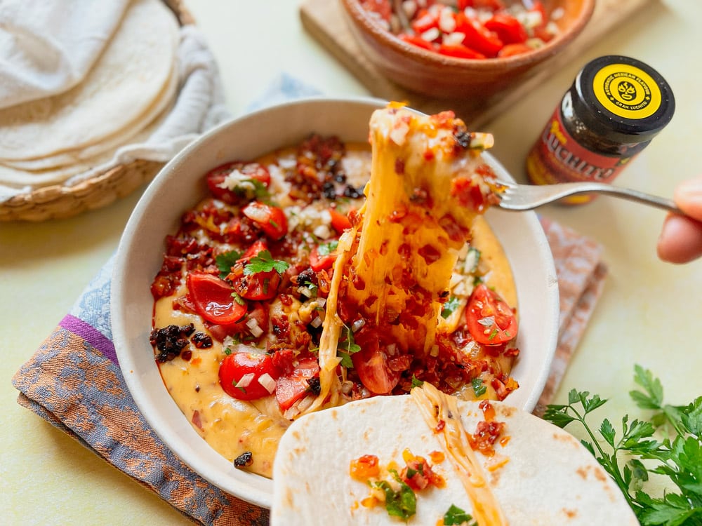 Mexican Dinner Party featuring Queso Fundido - Mexican Snacks