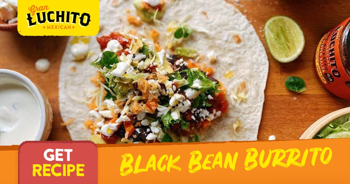 How to make Burritos - Black Bean Burrito