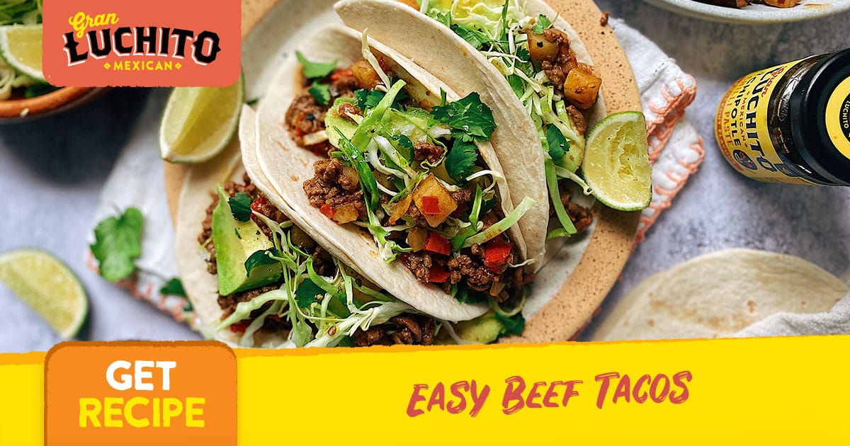 What To Serve With Nachos - easy beef tacos