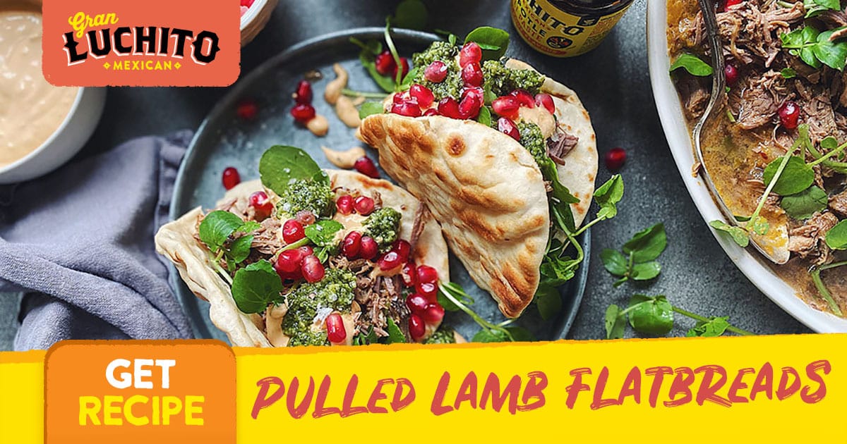 Pulled Lamb Flatbreads