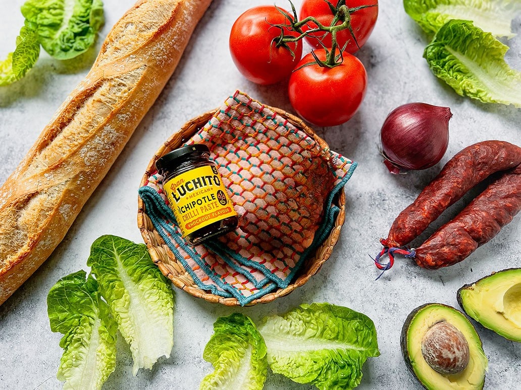 Torta prep step ingredients