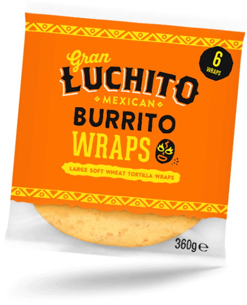 Gran Luchito Burrito Wraps