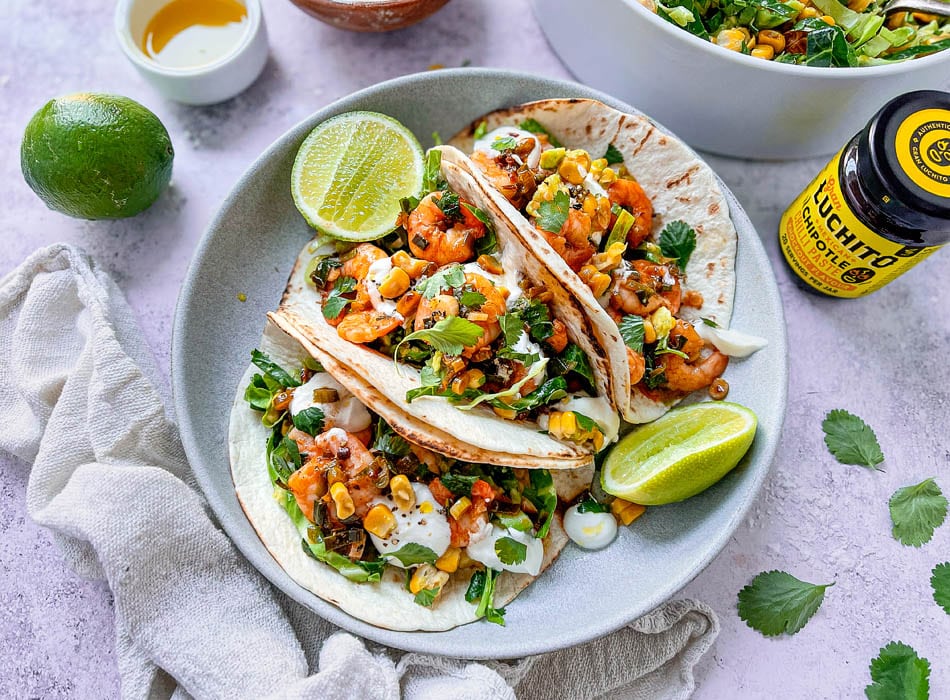 Prawn Tacos Recipe With Smoky Chipotle | Gran Luchito