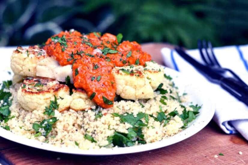 Cauliflower Steak & with chipotle sauce - Vegan Heaven | Recipe