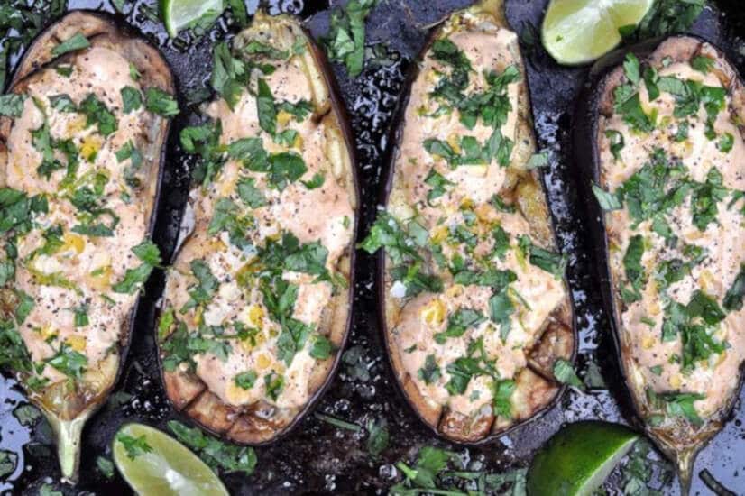 Roasted Aubergine & Sour Cream - Slow-Roasted Deliciousness