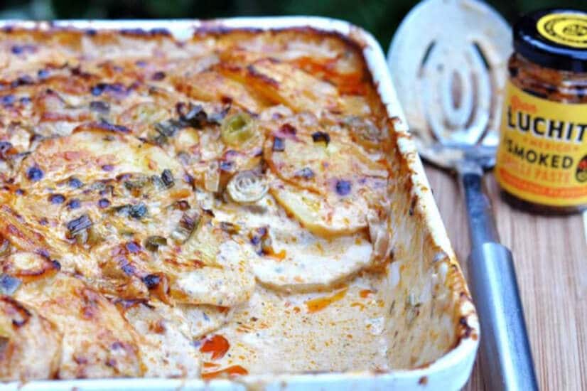 Potato Gratin Recipe - Spicy, Cheesy, Crispy & Delicious