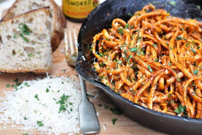 Anchovy Pasta Recipe With Chipotle | Gran Luchito