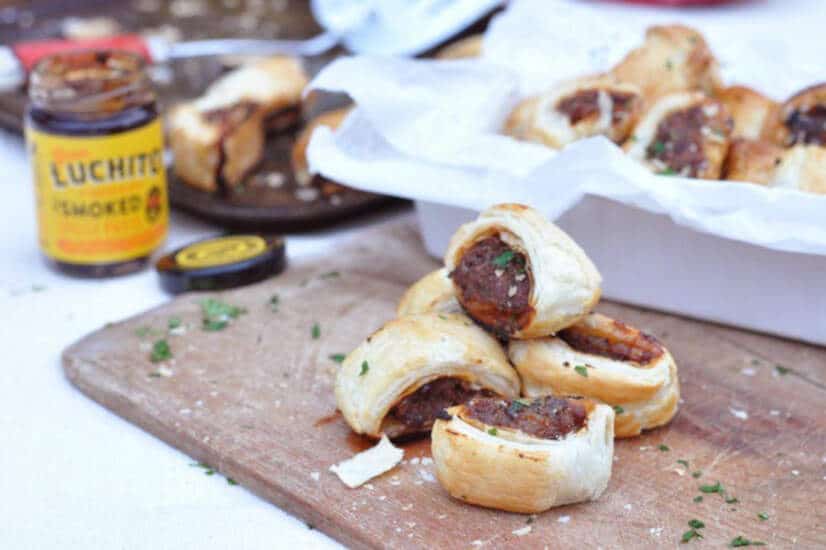 Chipotle Sausage Rolls - Easy with a delicious smoky kick