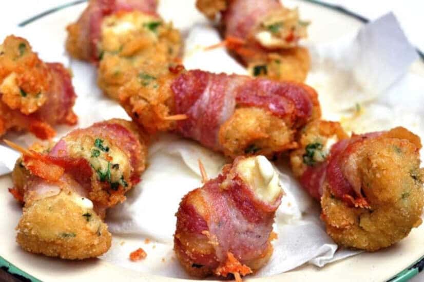 Cheesy Mashed Potato Bacon Bombs