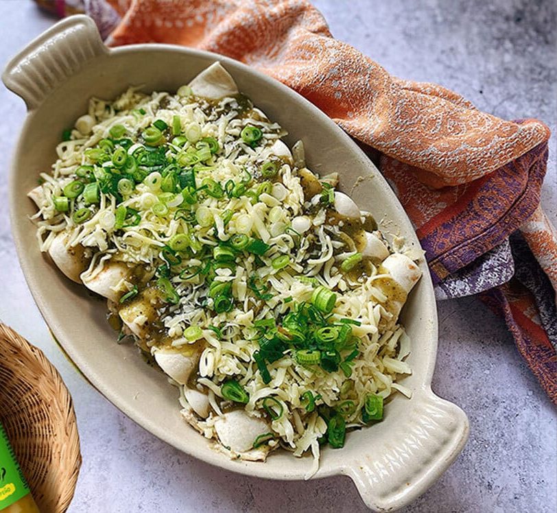 Green Chicken Enchiladas