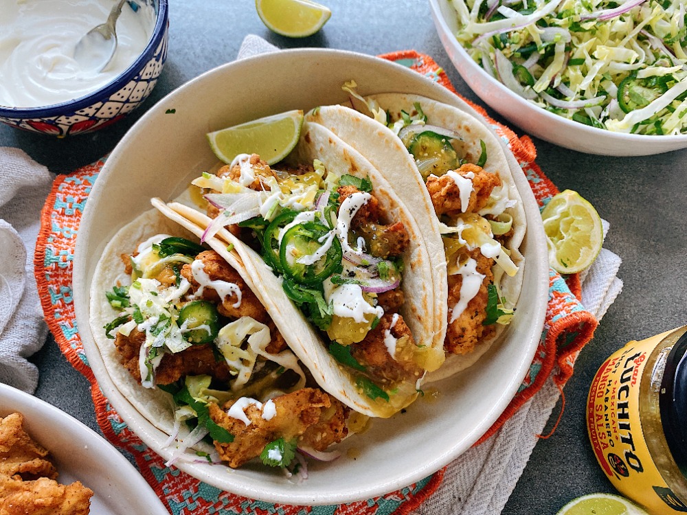 Fried Chicken Tacos Recipe | Gran Luchito Authentic Mexican