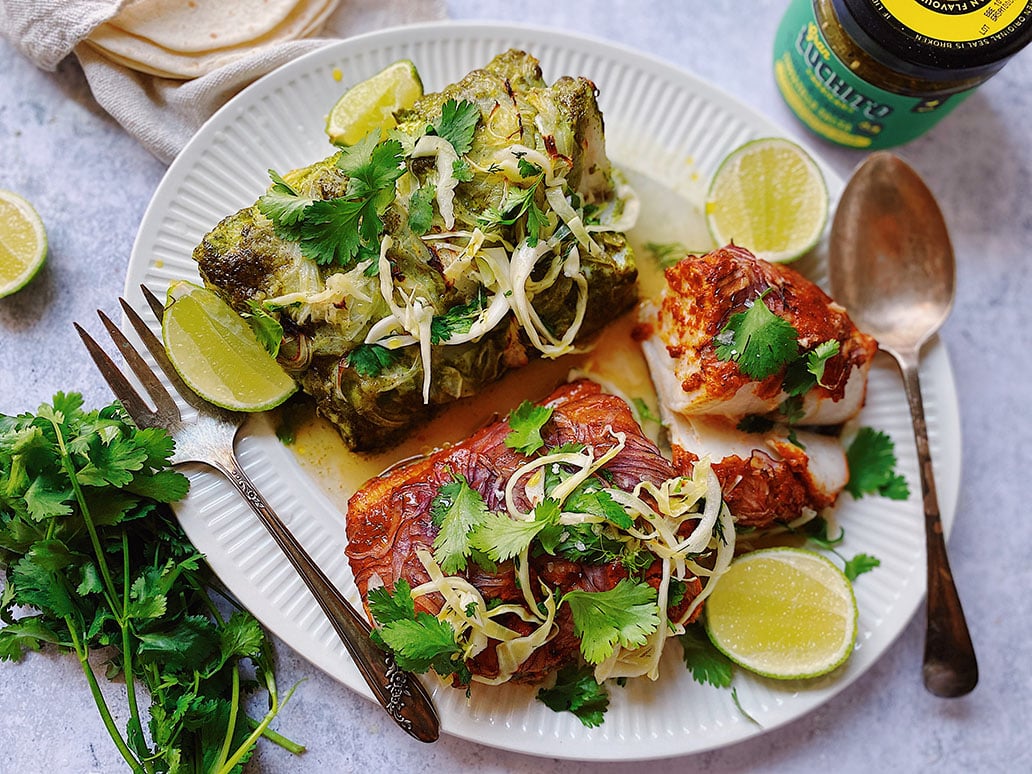 Whole Fish Recipe Mexican Style With Adobo Sauce | Gran Luchito