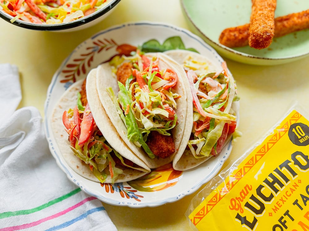 Fish Finger Tacos | Mexican Food For Kids | Gran Luchito