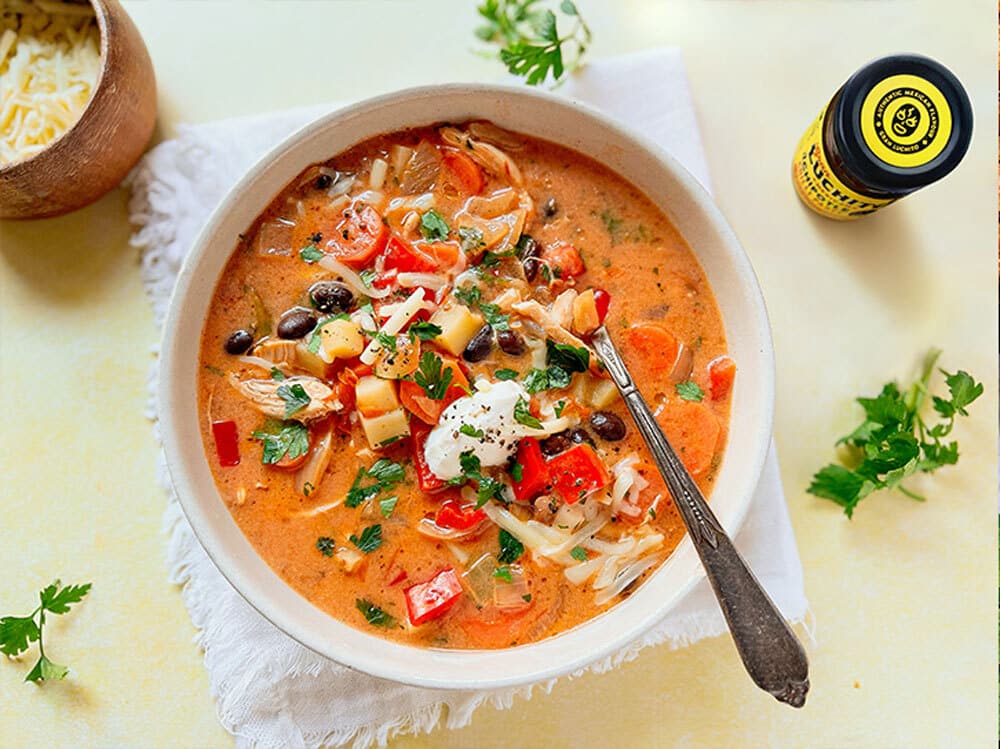 Enchilada Soup | Mexican Soup Recipe | Gran Luchito