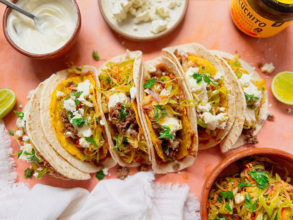 Double Decker Tacos | Gran Luchito