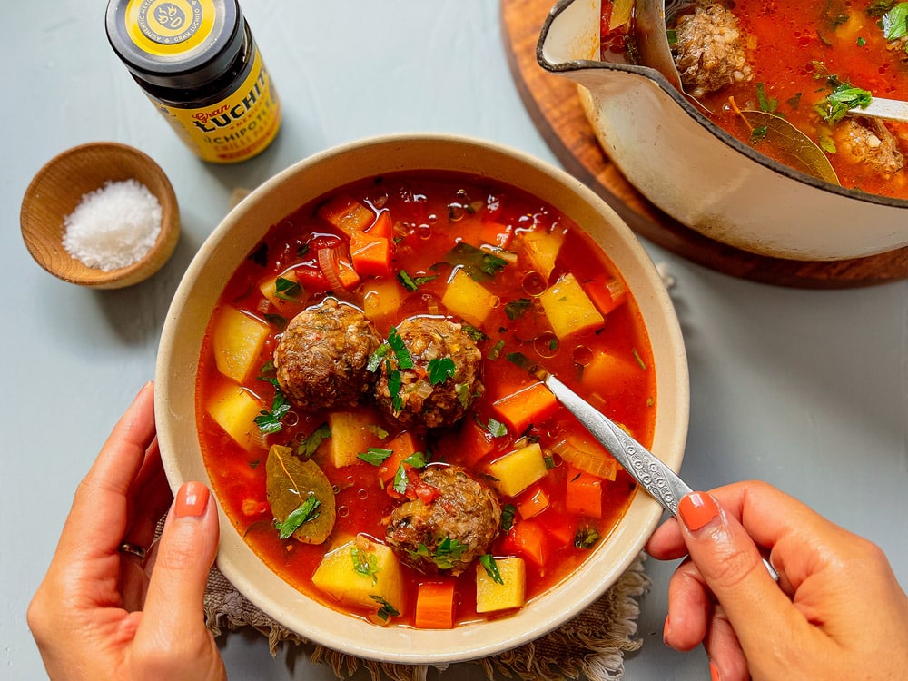 Albondigas Soup Our Hearty Comfort Food | Gran Luchito