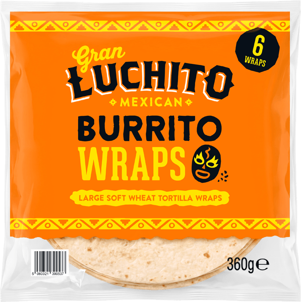 Gran Luchito Burrito Wraps