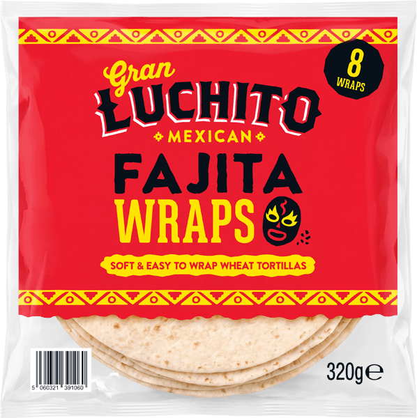 Gran Luchito Fajita Wraps